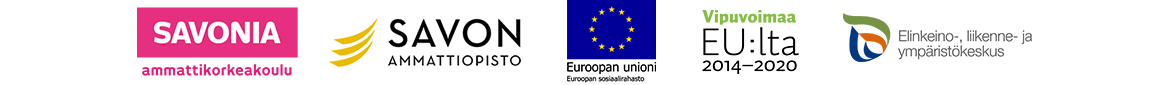 Savonia, Savon ammattiopisto, EU ESR lippulogo, Vipuvoimaa EU:lta ja ELY-keskus